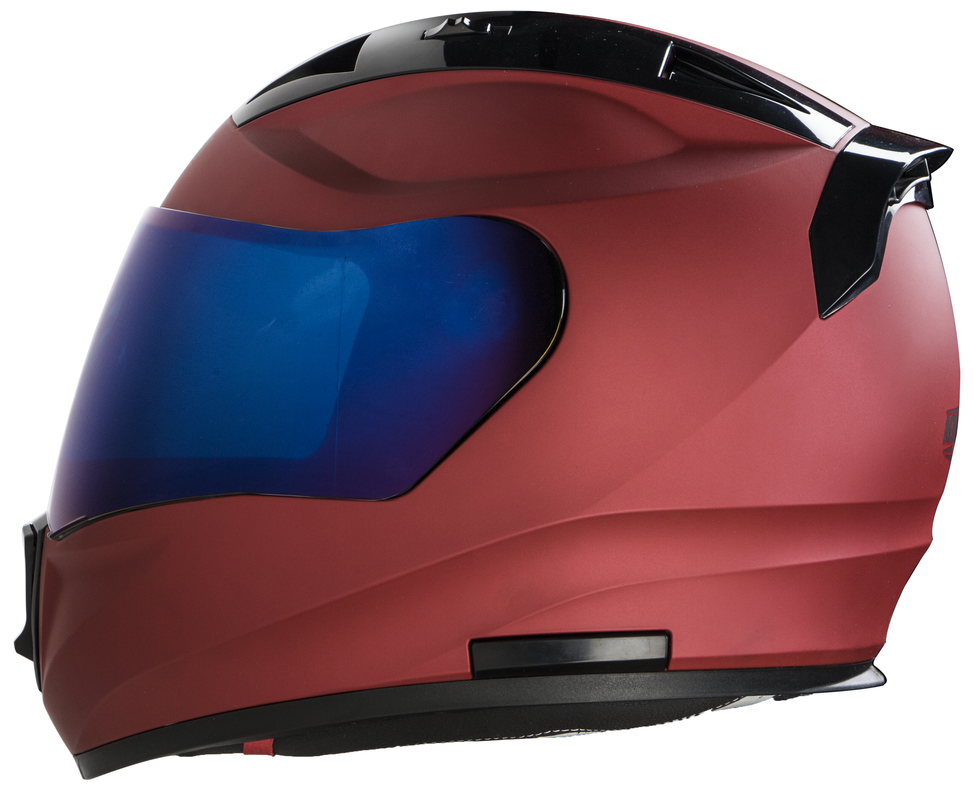 SA-1 Aeronautics Mat Maroon (Fitted With Clear Visor Extra Blue Chrome Visor Free)